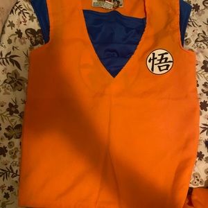 Goku costume size L in kids, used once! No stains, nice and clean